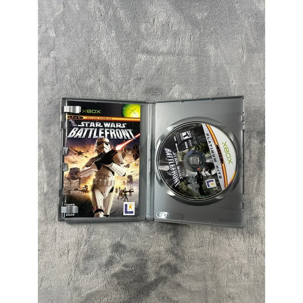 Star Wars Battlefront Xbox Platinum Hits Original LucasArts Pandemic Game CIB